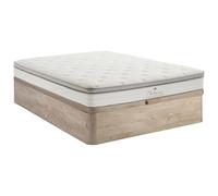 Vente-unique-Set 140 x 190 cm rete contenitore le chiaro + materasso molle insacchettate 7 zone accoglienza TPE sp.28cm - ONEBIA di PALACIO