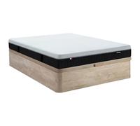 Vente-unique-Set 160x200 rete vano natur.chiaro+mater. ibrido ignif. molle insac. 9z memory lattice sp.28 - SLOMAS