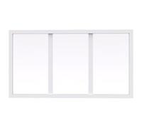 Vente-unique-Sopraluce Atelier L73 x H40 cm in Alluminio termolaccato Bianco - Bayview