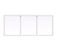 Vente-unique-Sopraluce Atelier L93 x H40 cm in Alluminio termolaccato Bianco - Bayview