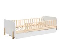 Vente-unique - Telaio letto 1 posto Lademi - pino - le chiaro