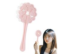 Vented Hair Brush, Soft Tools, 7.8x3.43in Petal Shaped Design, Smoothing Volumizing Effect, Gentle Scalp Massage for Wet, Dry, Curly, Thick, Straight, Wavy Hair