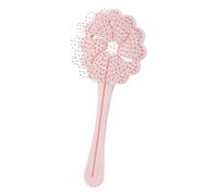 Vented Hairbrush, Vent Soft Hair Detangler Brush, 7.8x3.43x1.18 inches Petal Shape Smoothing Volumizing Brush, Lightweight Ergonomic Comb for Wet Dry Curly Thick Straight Wavy Hair