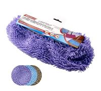 VENTEO Panno in microfibra mocio mocio | mocio ultra assorbente riutilizzabile | compatibile con scopa standard | lavabile in lavatrice | pulizia pavimento in parquet, piastrelle cucina bagno