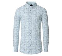 Venti Camicia Business Print Body Fit, verde, 48