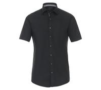 Venti Camicia Da Uomo Business Modern Fit A Maniche Corte Nera 634054200 800