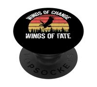 Venti del cambiamento Falconeria ali del destino PopSockets PopGrip Adesivo