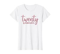 Venti e favolosi 20 per Le Donne Il Suo ventesimo Maglietta