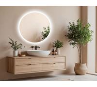 Venti Koło Led specchio 60x60 cm rotonda con illuminazione 5907459662894