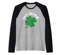 Venti per Cento Irlandese Maglia con Maniche Raglan