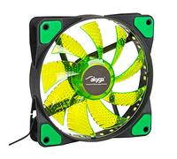 VENTILADOR AKYGA AW-12E-BG 120 MM 33 LED VERDE MOLEX