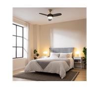 Ventilador de techo CECOTEC Cecotec Deckenventilator mit Beleuchtung EnergySilence Aero 4265 GoldBlack