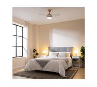 Ventilador de techo CECOTEC Cecotec Deckenventilator mit Beleuchtung EnergySilence Aero 4265 GoldWhite