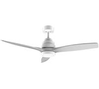 Cecotec EnergySilence Aero 5200 Ventilatore da soffitto di design bianco con luce LED e controllo 40W bianco