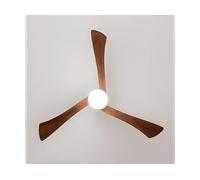Cecotec - Ventilatore da soffitto EnergySilence Aero 5280 DarkWood, Motore DC 40W, Diametro 132 cm, Lampada a LED, Telecomando, Timer fino a 8 ore, 6 velocità, Estate/Inverno, Design curato