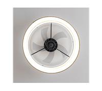 Cecotec - Ventilatori da Soffitto EnergySilence LampAero 600 Green Design - Paralume in Vimini, 20 W, Lampada Inclusa, Telecomando, Timer Fino a 8 Ore, 3 Velocità, 5 Pale, Estate/Inverno