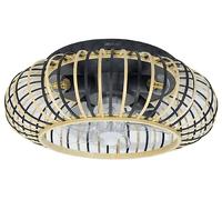 Cecotec - Ventilatori da Soffitto EnergySilence LampAero 600 Natural Wood - Paralume Legno Bicolore, 20 W, Lampada Inclusa, Telecomando, Timer 8 Ore, 3 Velocità, 5 Pale, Estate/Inverno