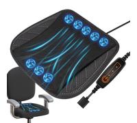 Ventilated Car Seat Cushion, 3-Speed Breathable Automotive Accessory