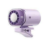 Ventilateur À Pince - 199 Vitesses Réglables Avec Éclairage LED Pour Voiture - Ventilateur Personnel Automobile | Camion, Campeggio, Voyage D'affaires, Vacances, Trajets Quotidiens, Campeggio,