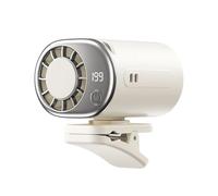 Ventilateur À Pince - 199 Vitesses Réglables Avec Éclairage LED Pour Voiture - Ventilateur Personnel Automobile | Camion, Campeggio, Voyage D'affaires, Vacances, Trajets Quotidiens, Campeggio,