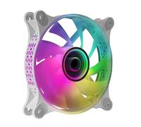 VENTILATEUR BOITIER MARS GAMING MF-3D RGB - 12CM (BLANC) NEW