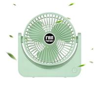 Ventilateur de pour bureau, 3 vitesses, fonctionne sur batterie, rég