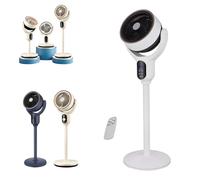 Ventilateur Luxvalu, 3 en 1, sur pied et de table, oscillant à 90°+90°, hauteur réglable de 48 à 97 cm, 3 vitesses, minuterie de 12 h, circulation d'air silencieuse pour chambre (write,upgrade)