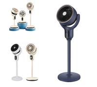 Ventilateur Luxvalu, 3 en 1, sur pied et de table, oscillant à 90°+90°, hauteur réglable de 48 à 97 cm, 3 vitesses, minuterie de 12 h, circulation d'air silencieuse pour chambre (blue,regular)