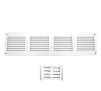 Ventilation Grille (White, 400 x 100 mm)