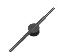 Ventilatore 3D con copertura 50 cm 19,7 pollici Wifi Led Segno Lampada olografica Lettore Telecomando Ventilatore 3D Ologramma Proiettore Luce Ampio angolo di visione(Only fan)