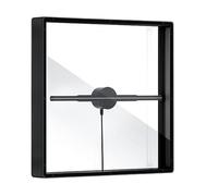 Ventilatore 3D con copertura 50 cm 19,7 pollici Wifi Led Segno Lampada olografica Lettore Telecomando Ventilatore 3D Ologramma Proiettore Luce Esposizione pubblicitaria del festival(Fan+cover)