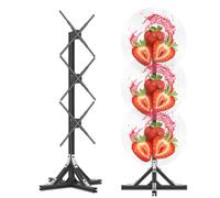 Ventilatore 3D ologramma - Display pubblicitario verticale con proiezione rotante per bar, negozi, Halloween, eventi natalizi