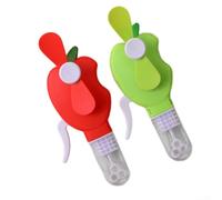 Ventilatore a bolle pressato a mano unico con design divertente per le date di gioco dei bambini ()