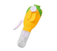 Ventilatore a bolle pressato a mano unico con design divertente per le date di gioco dei bambini (mais)