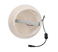 Ventilatore a canale professionale Inline 160 mm 6 W 1600 giri/min | Costruzione silenziosa con pannello solare da 6 W per sistemi di scambio d'aria, coltivazione di piante da appartamento