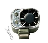 Ventilatore a Cintura Portatile | Display Digitale Ricaricabile USB | Ventilatore Portatile Vintage da Viaggio,per Borsa Ufficio Casa Scuola Spostamenti Esterni