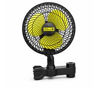 Ventilatore a clip 20 cm silenzioso 12 w ricircolo aria potente professionale