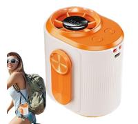 Ventilatore a clip in vita, ventilatore da cintura portatile con tecnologia silenziosa, forte flusso d'aria, regolabile su più livelli, ricarica USB, per palestra, attività all'aperto e giornate calde