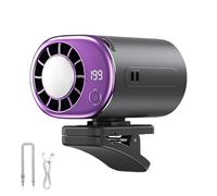 Ventilatore a Clip Portatile | Silenzioso, Regolabile con Rotazione a 360° | Ventilatore Portatile USB con Clip | per Trasporto Pubblico, Viaggi, Campeggio, Golf, Spiaggia, Picnic, Giardinaggio
