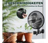 Ventilatore a Clip Regolabile Verticale 120 Gradi per Tenda da Coltivazione e Ve