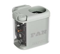 Ventilatore A Clip - | Ventilatore Da Scrivania Portatile Ricaricabile A 100 Velocità Con Luce LED, Ventilatore Di Raffreddamento Silenzioso Per La Casa, La Camera Da , L'Ufficio,