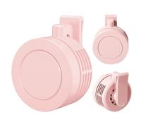 Ventilatore a Clip - Ventilatore portatile silenzioso senza pale in ABS | Ventole di raffreddamento a mani libere ricaricabili da 3 pollici | 3 impostazioni di velocità, ricarica USB, ideale per Ext