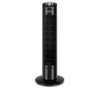 Orbegozo TW 0800 Ventilador de Torre Oscilante - Potente y Silencioso - Temporizador de 2h - Diseño Elegante - Bandeja para Es