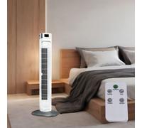 Ventilatore torretta da terra 55W con display e telecomando V-TAC VT-5536