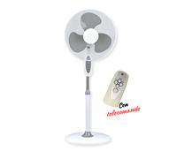 Ventilatore a colonna piantana 40 cm diametro su base anticaduta con telecomando e timer di spegnimento