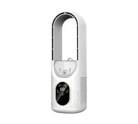 Ventilatore a colonna,Ventilatore a torre per camera da letto,Ventilatore senza pale silenzioso, umidificazione, 6 velocità, timer, ricarica tramite USB,Touch Display a LED,per ufficio camera da letto