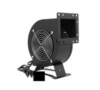 Ventilatore a Condotto, Ventilatore centrifugo da 120 W con Flangia Rotonda, for Riscaldamento, Ventilazione, Stufa a Legna, Caldaia, Forno Esterno, Nero,Strumenti di soffiaggio