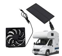 Ventilatore a energia solare, 0,8 W, con di ventilazione 4 V, per interni ed esterni, casa, , fienile, campeggio, serra per principianti