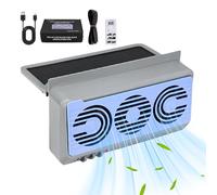 Ventilatore A Energia Solare Per Auto | Ventilatore Da Finestra Per Veicolo Con Pannello Solare - Accessori Veicolo Circolatore Aria Silenzioso Per Auto SUV Camion Viaggio Estate Inverno Ventilazione