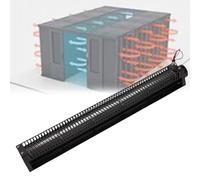 Ventilatore a Flusso Incrociato CC Piccolo Ventilatore a Tamburo Basso Rumore Ampia dissipazione del Calore for Raffreddamento di casa Ufficio(12V Waterproof,30360)